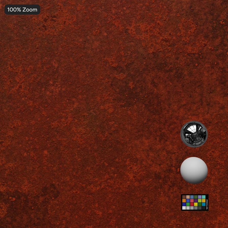 Highly Uneven Rust Texture