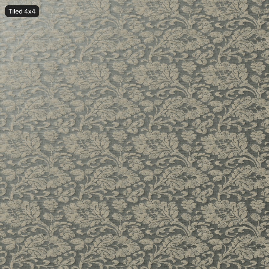 Virágos Jacquard drapéria szövet, Duckegg