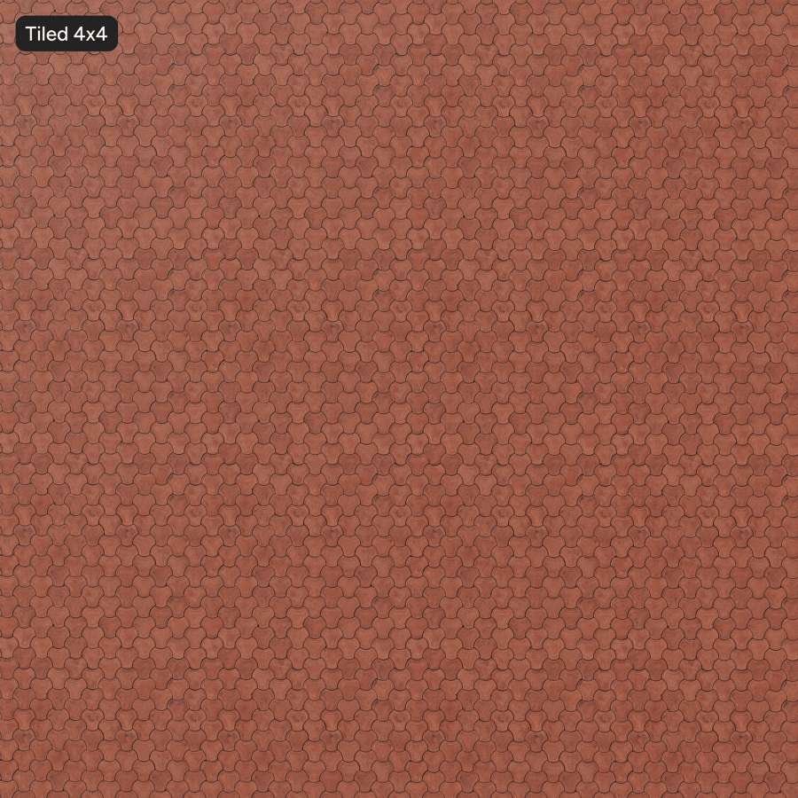 Textura de paver Dirty Cosmic, vermelho