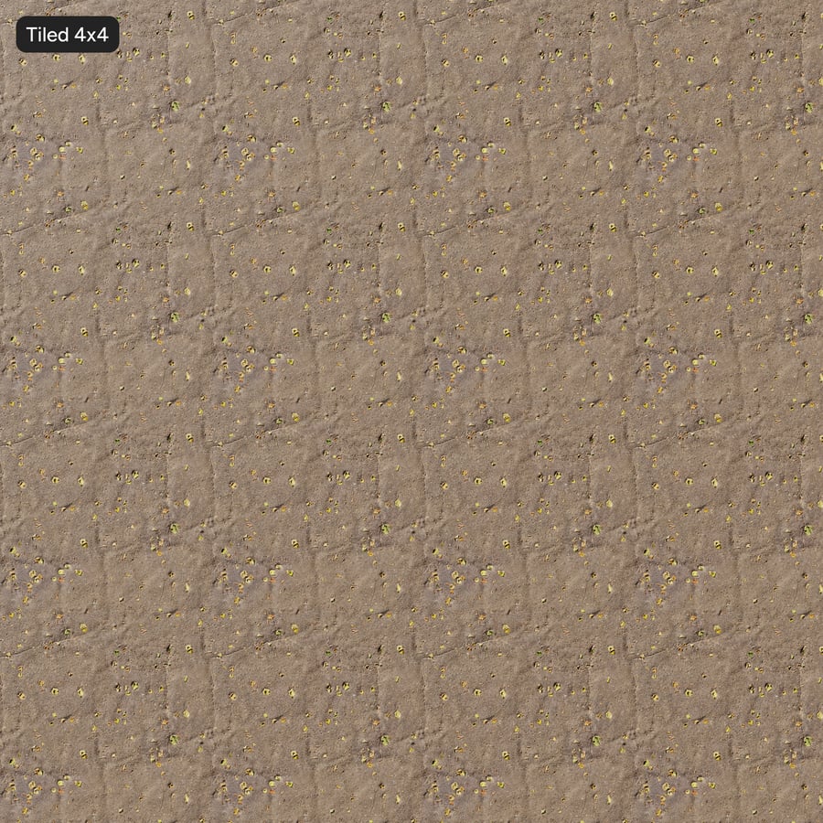 Folhas sobre textura de asfalto rachado