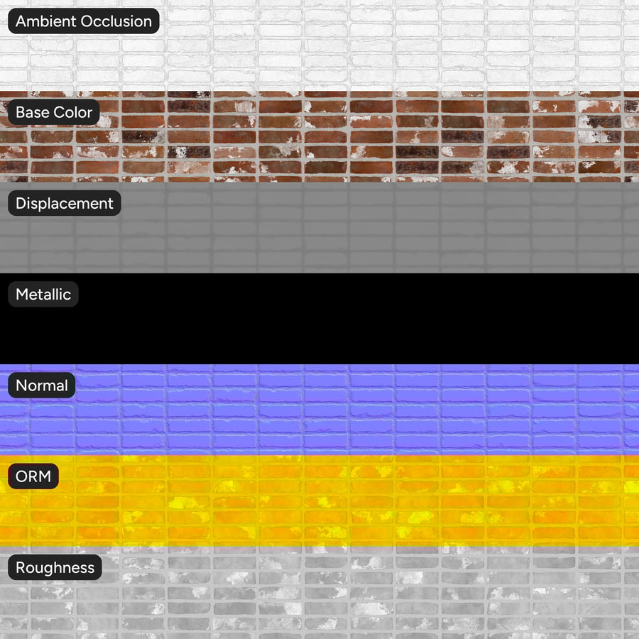 Textura de pared de ladrillos apilados recuperados