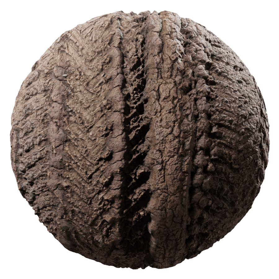 Tire Tracks Mud Texture