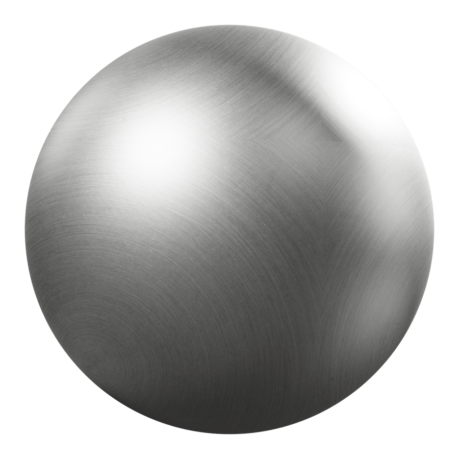 Matt radiell rostfri metallic struktur