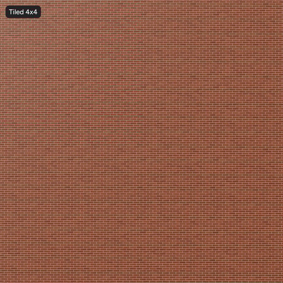Dragfaced Running Bond Brick Wall Texture
