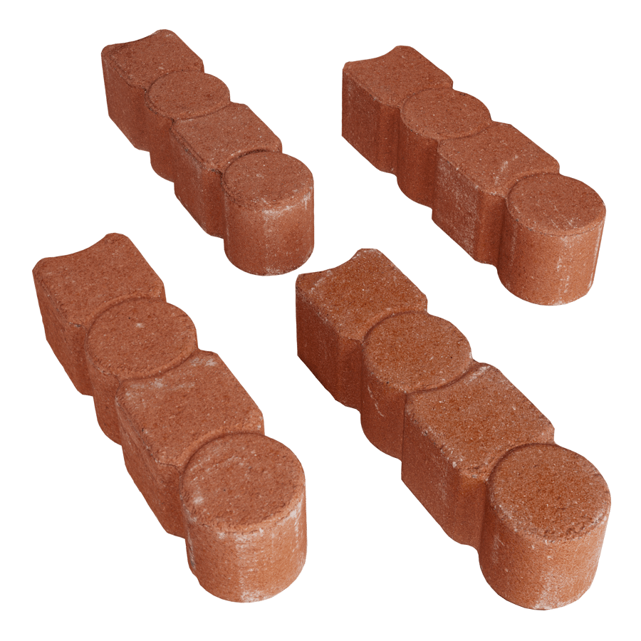 Concrete Edger Block Models, Red