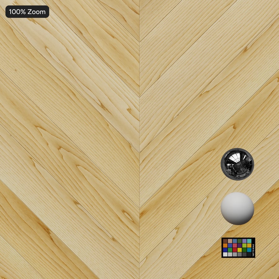 Chevron Maple Wood Board Texture, Natural
