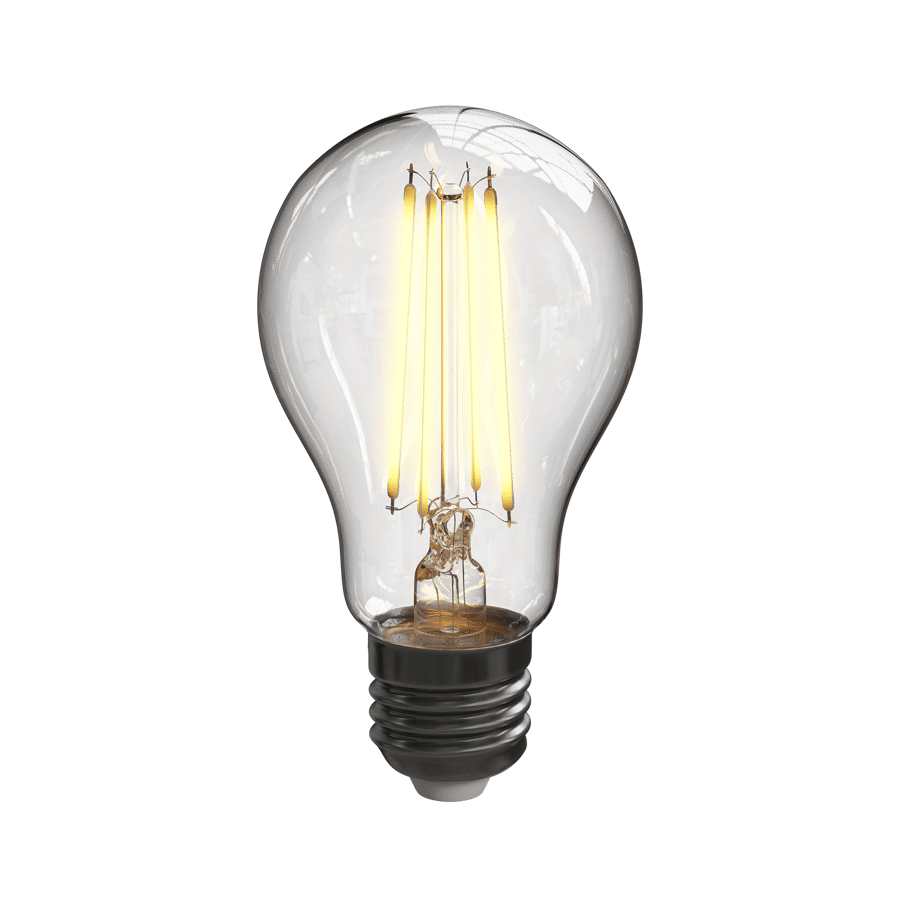 Clear Vintage Standard Light Bulb Model