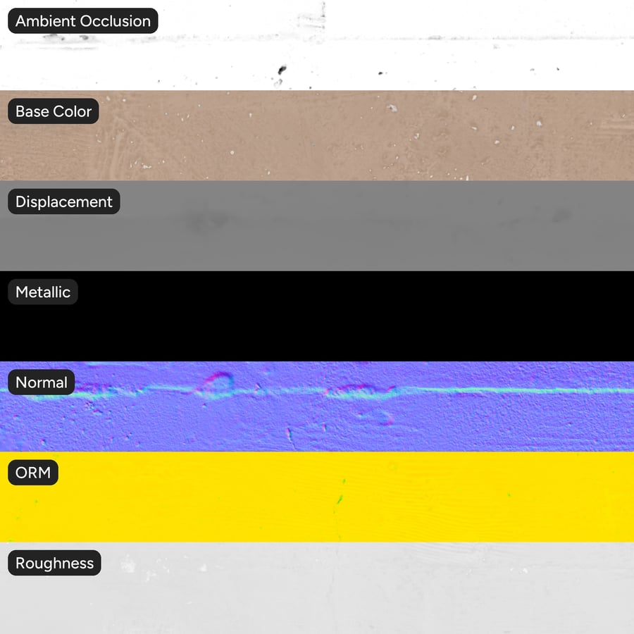 Dyed Board Form Concrete Wall Texture, Beige