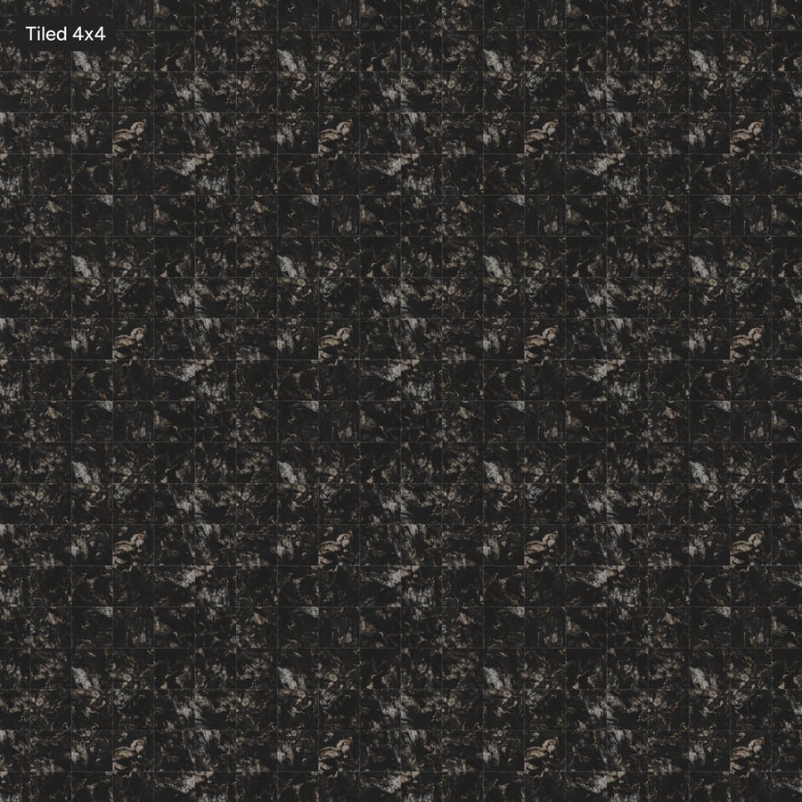 Textura de azulejo quadrado em granito mate, Nero Black