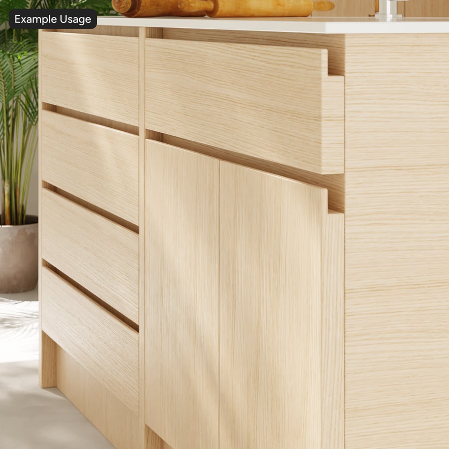 Slip Match Oak Wood Veneer Texture, Raw