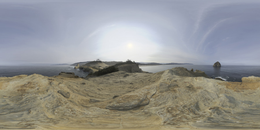 Hazy Afternoon Cape Kiwanda Outdoor Sky HDRI