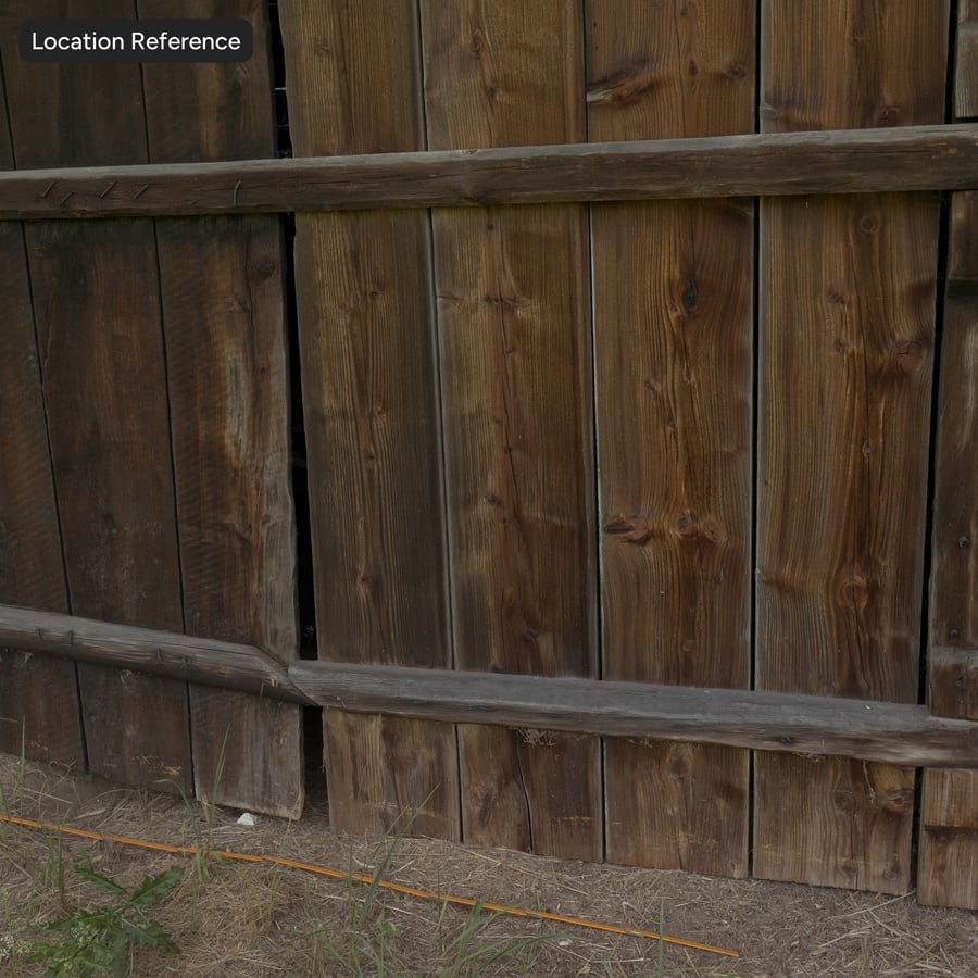 Texture du portail en bois vieilli