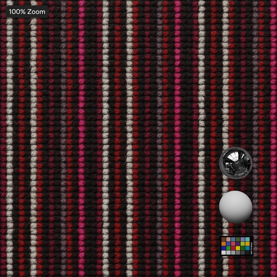 Textura do pavimento de alcatifa com pelo em laço às riscas, castanho