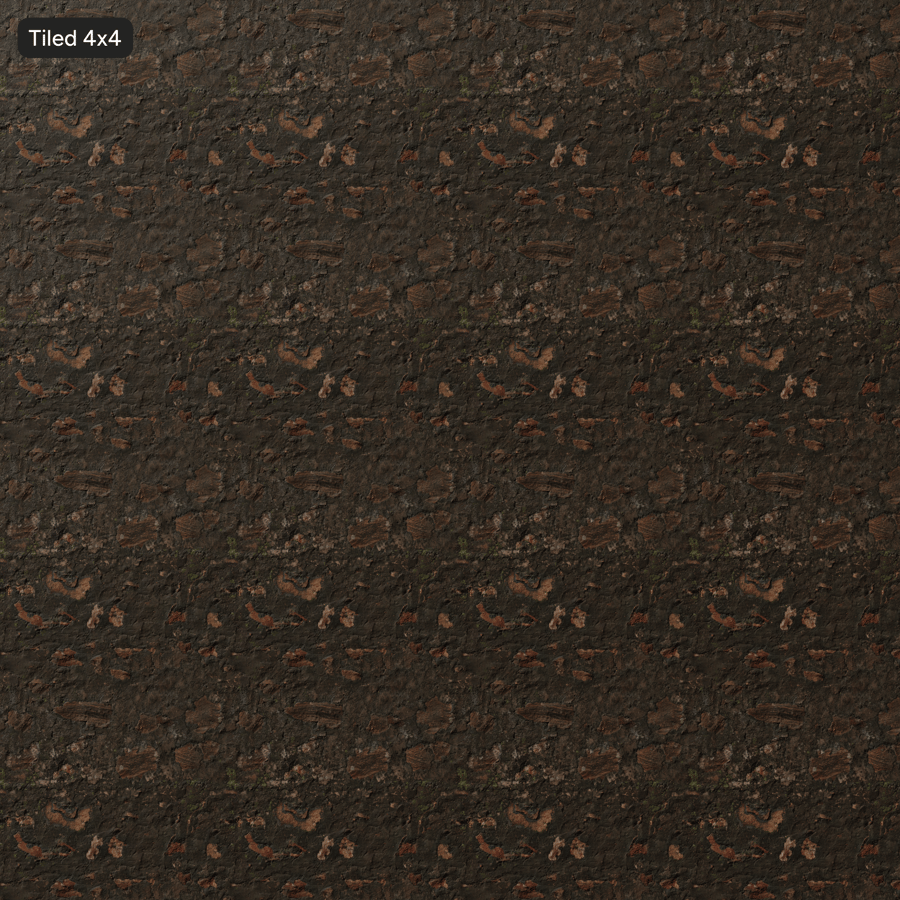 Dirty Mossy Stone Wall Texture