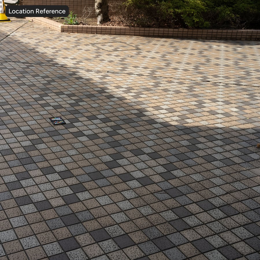 Mixed Color Tile Paver Texture