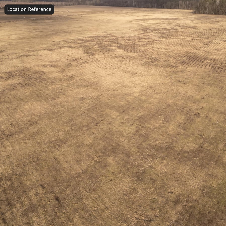 Textura aérea de suelo agrícola compactado, marrón terroso