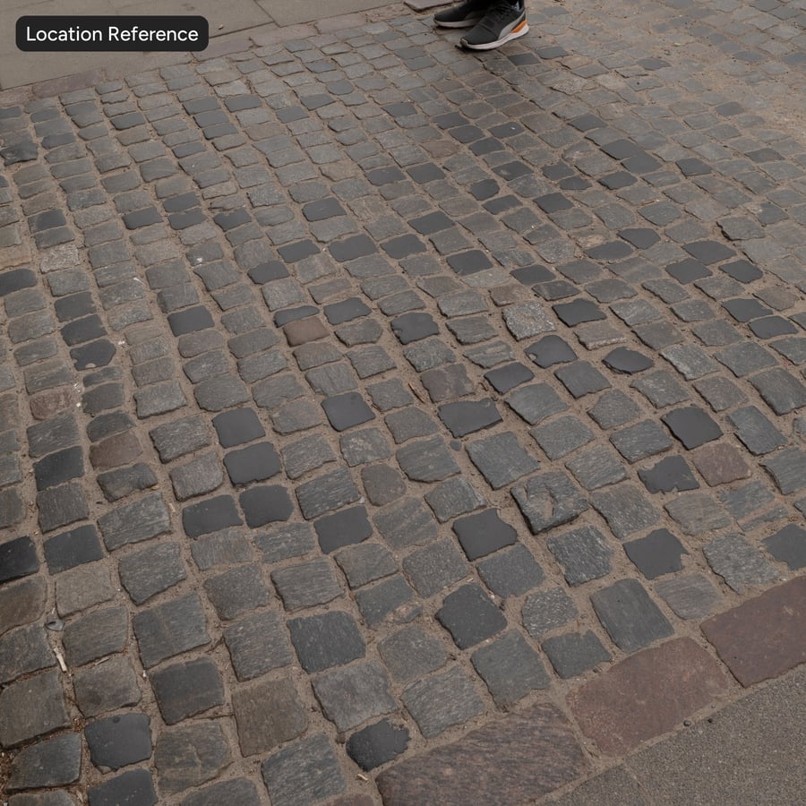 Mixed Cobblestone Texture, Multicolored