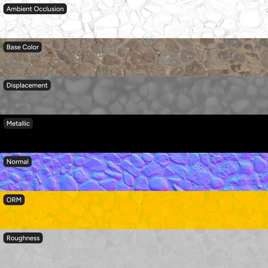 Textura de paralelepípedos ásperos