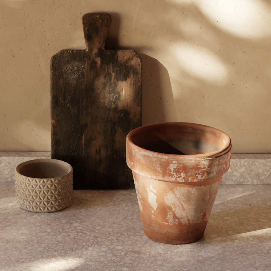Terracotta Clay Pot Model