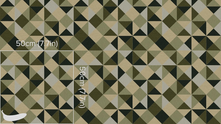 Tecido para estofamento com padrão piramidal de eucalipto Textura