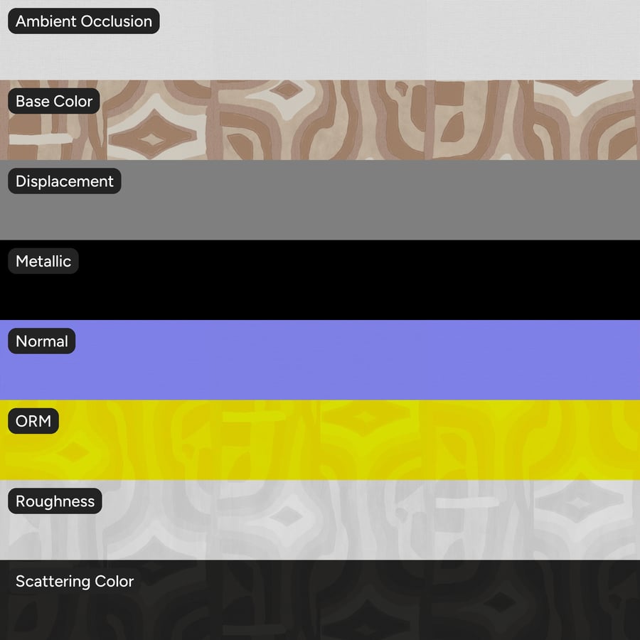 Tekstur Wallpaper Tekstil Motif Geometris, Cokelat