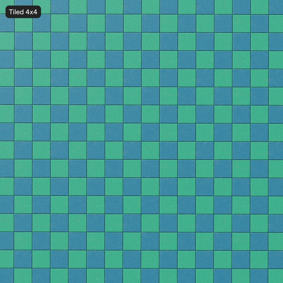 Rubber Mulch Manmade Tile Texture, Green & Blue