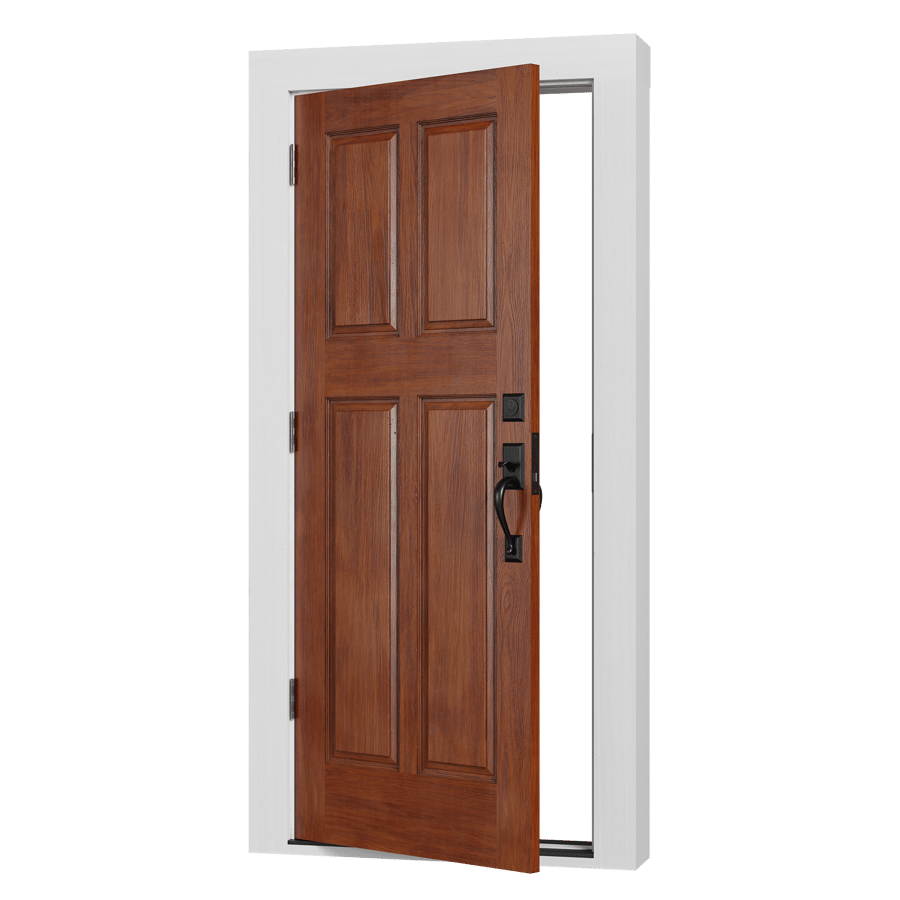 Exterior Wooden Door Model