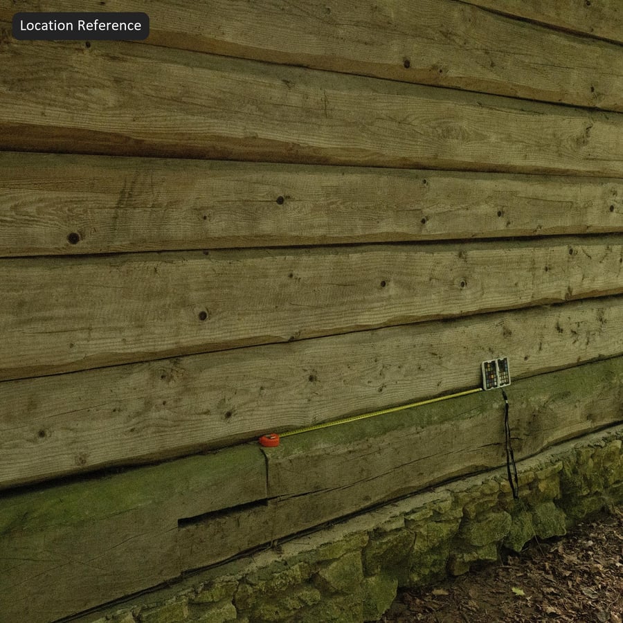 Texture murale du bardage en rondins de bois rugueux