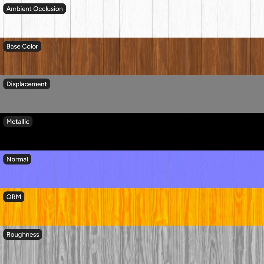 Texture liscia in legno Accoya, sella