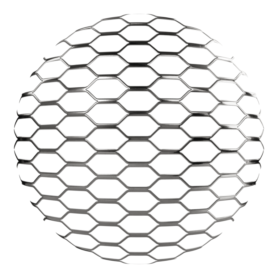 Hexagon Wire Perforated Metal Texture