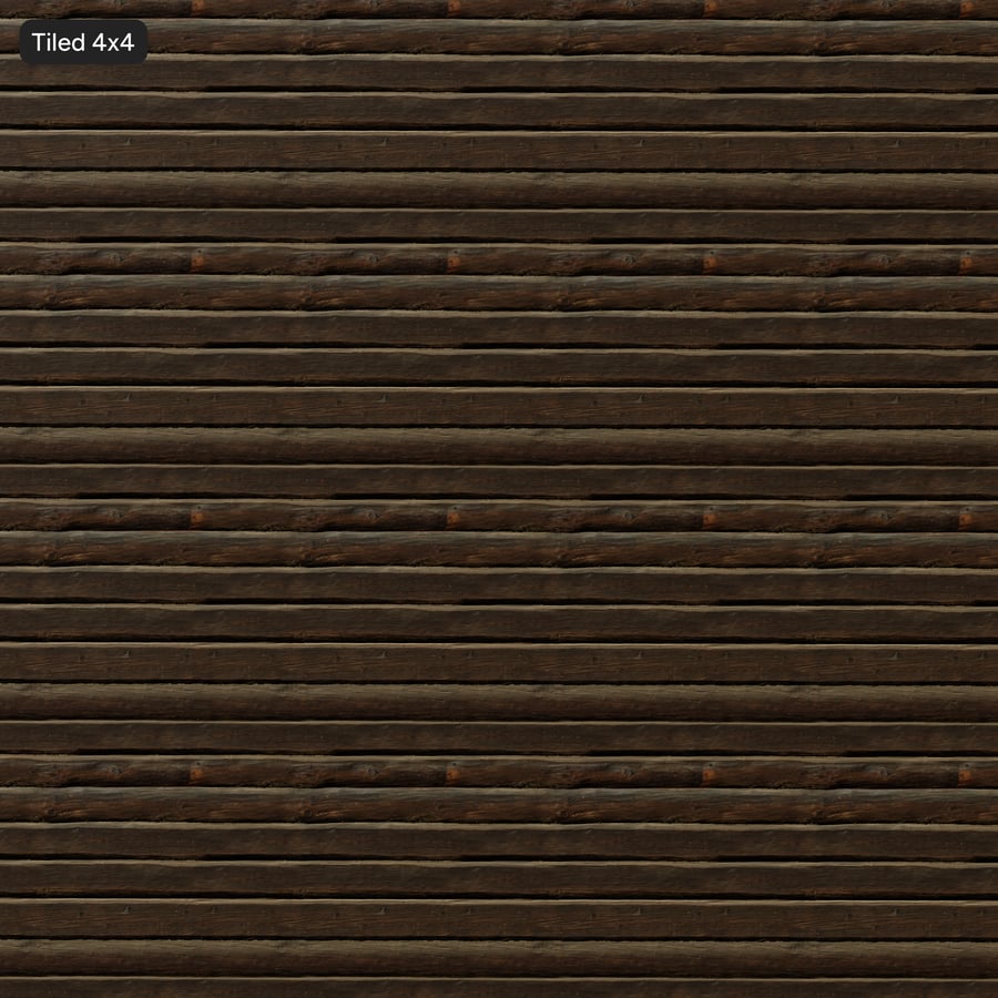 Holzblockwand-Textur