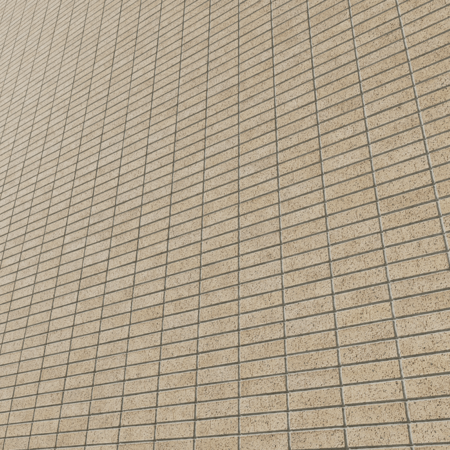 Stacked Dragfaced Brick Texture, Beige