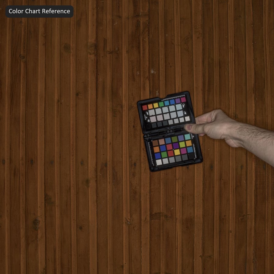 Tekstur Langit-langit Kayu Bergalur yang Dipakai