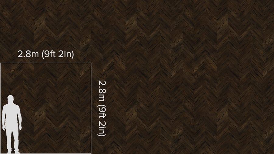 Chevron Ash Wood Board Texture, Dark Brown