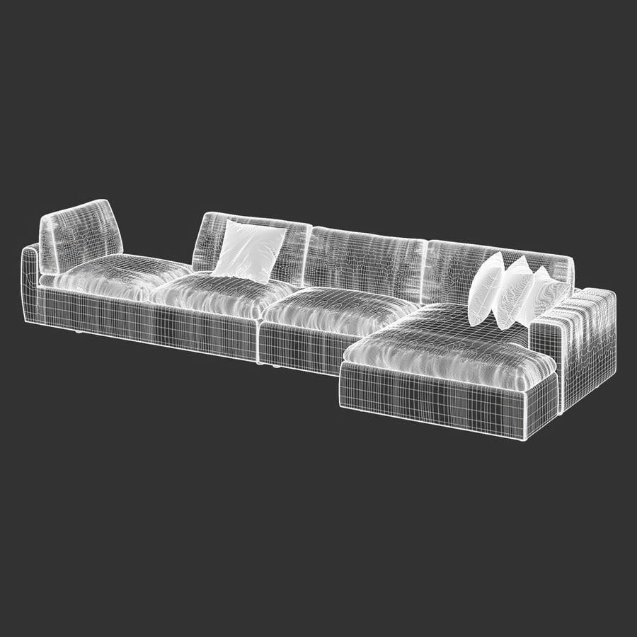 Replica Eldi Sofa Model, Red