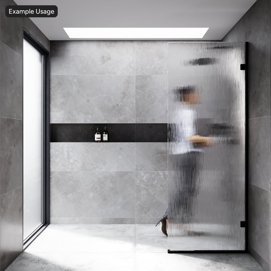 Clear Decorative Grain Patterned Glass Texture