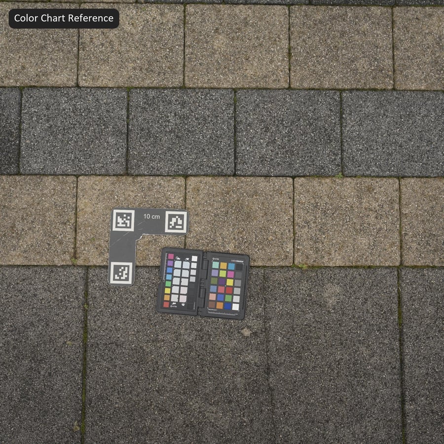 Dirty Patterned Stone Paver Texture, Gray and Charcoal