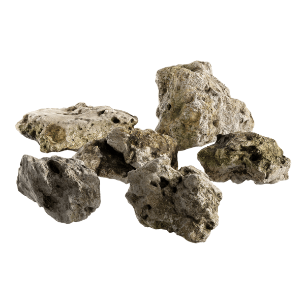 Mossy Limestone Rock Models Collection