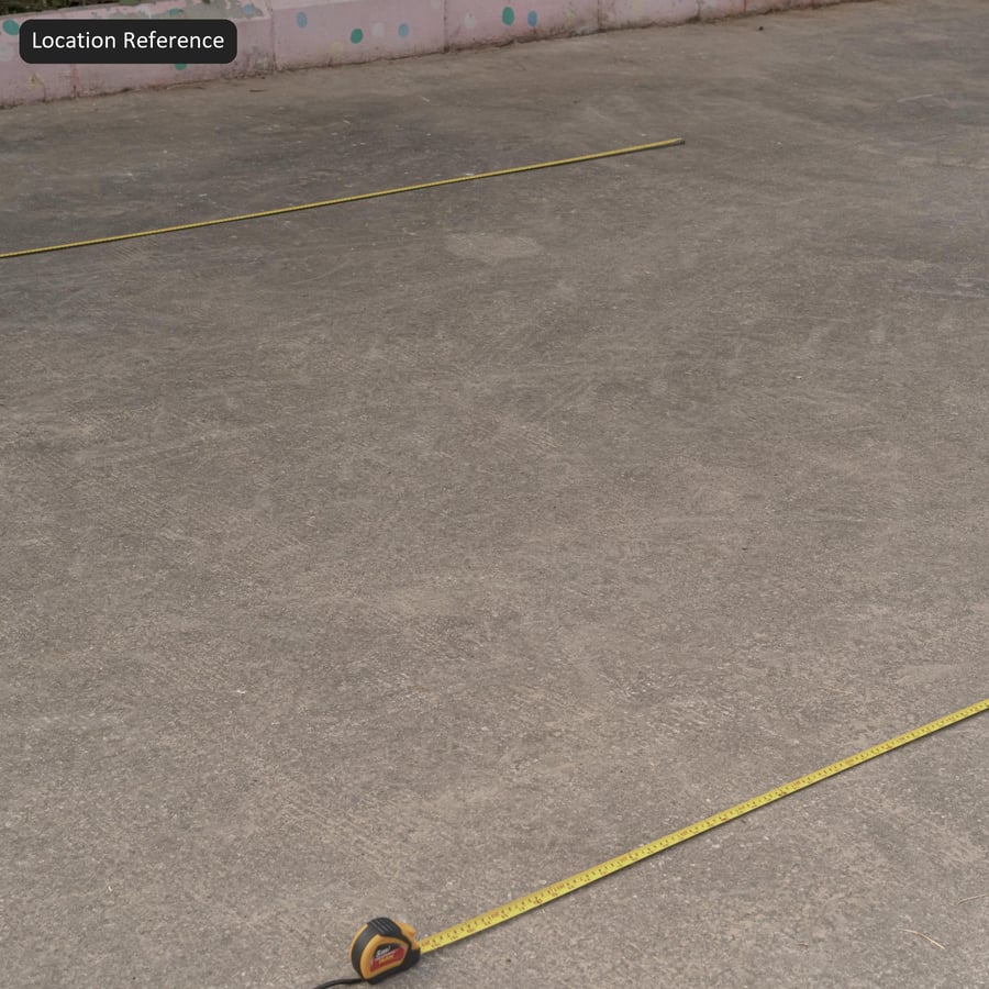 Worn Broom Finish Concrete Texture