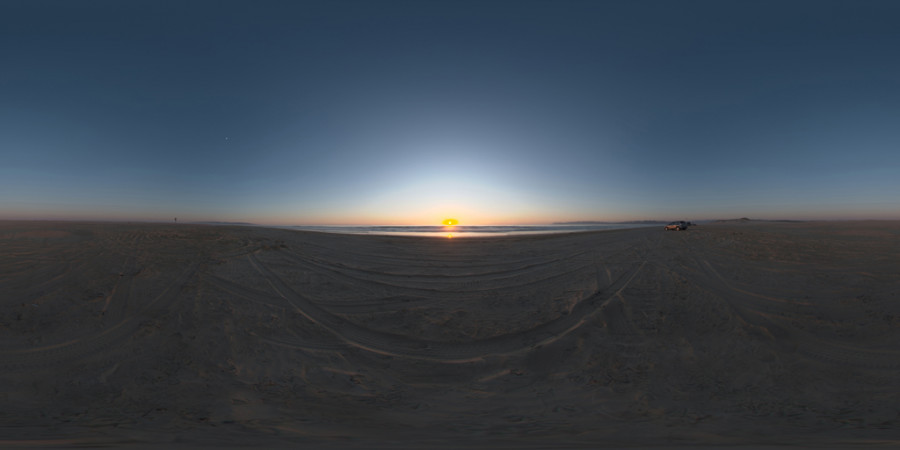 Clear Sunset Beach Outdoor Sky HDRI