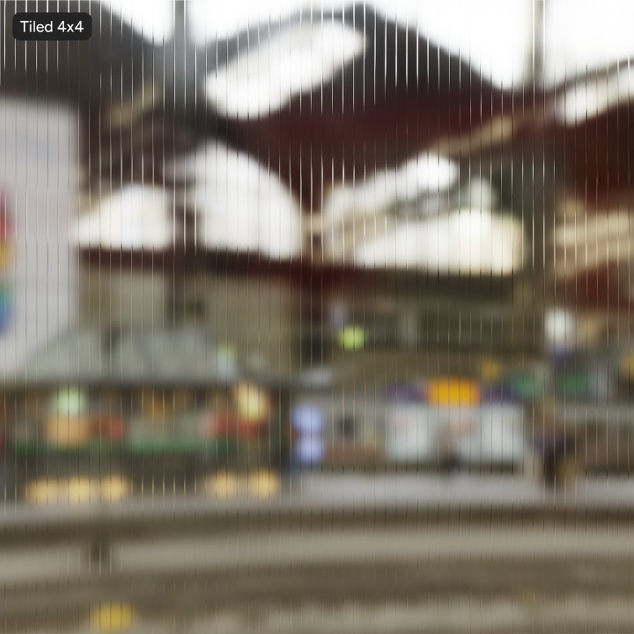 Decorative Master Ligne Patterned Glass Texture