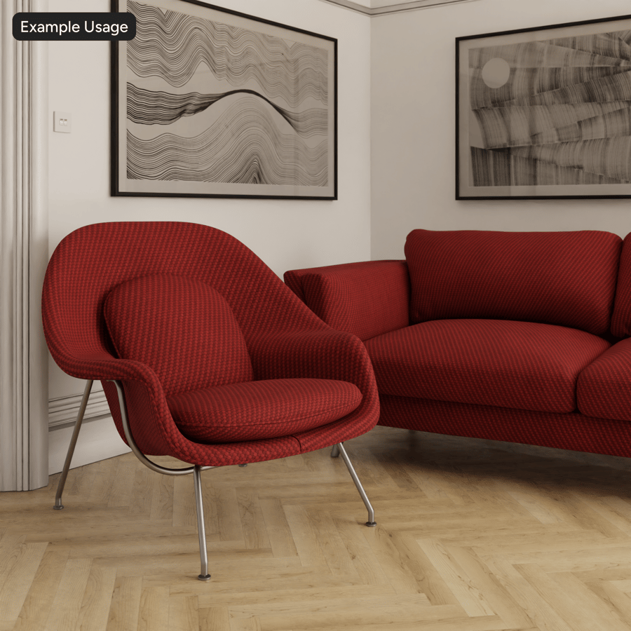 Textura de tecido trançado, vermelho