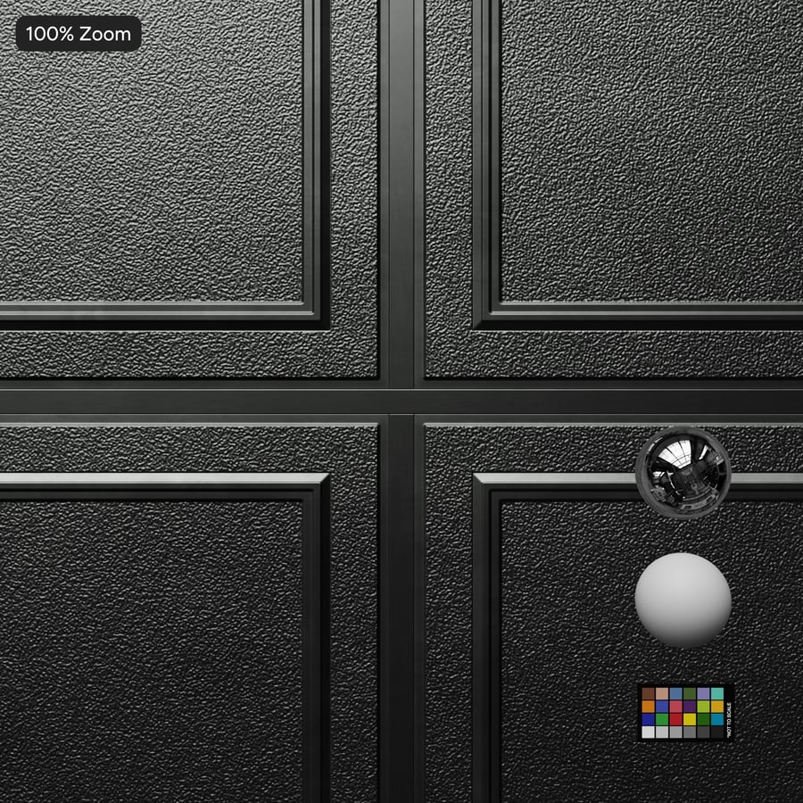 Dalle de faux plafond à panneaux, texture, noire