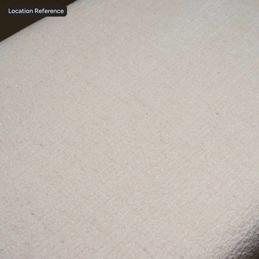 Textura de tecido chenille, branco