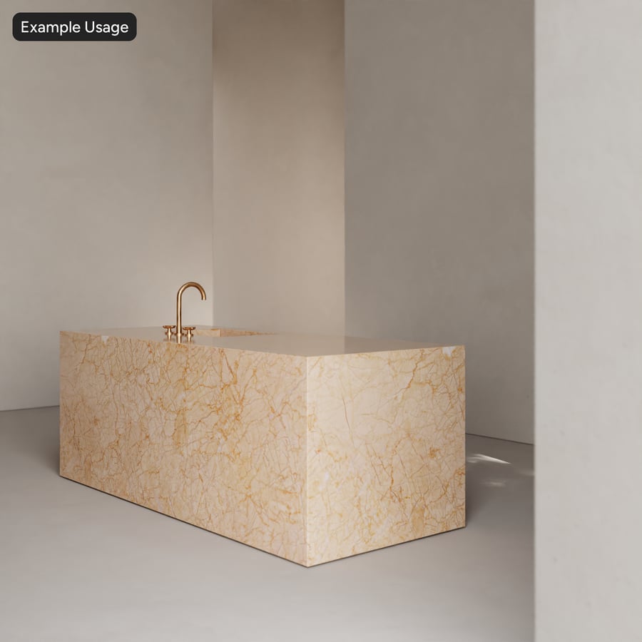 Polished Marble Stone Texture, Toffee Cream