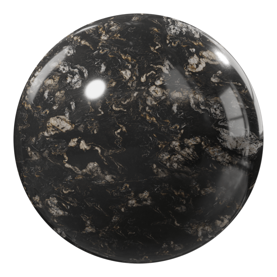 Titanium Granite Texture, Black