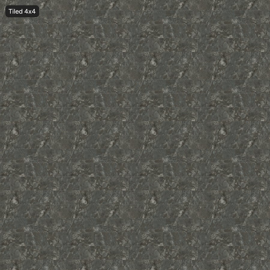 Textura de azulejo retangular com desvio em mármore Grigio mate, cinzento