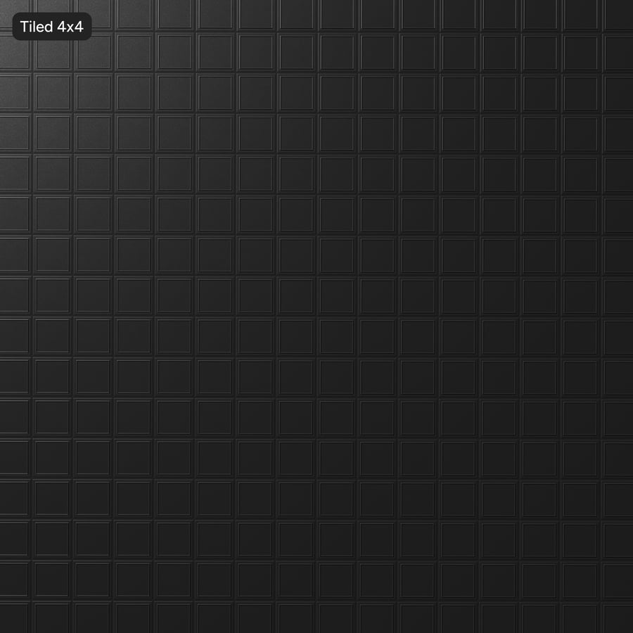 Geprägte Drop Ceiling Fliesentextur, Grau