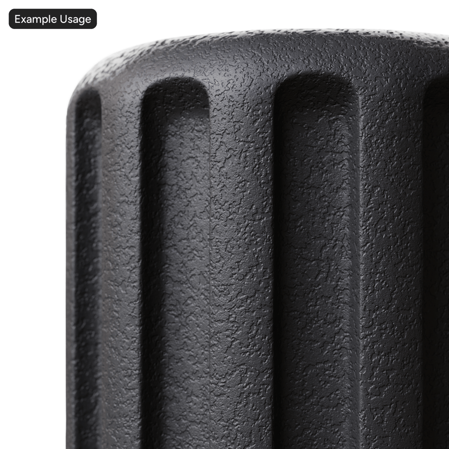 Texture plastique du moule à grains bosselés, noir