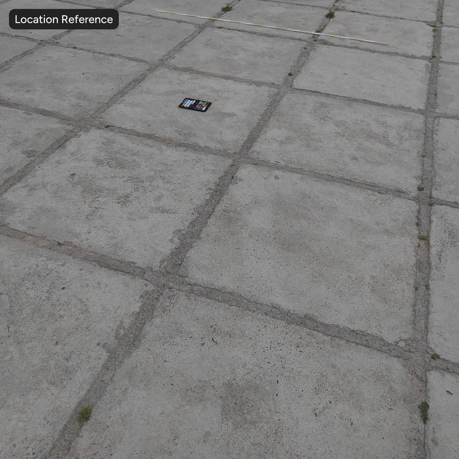 Erodált négyzet alakú beton járda textúra